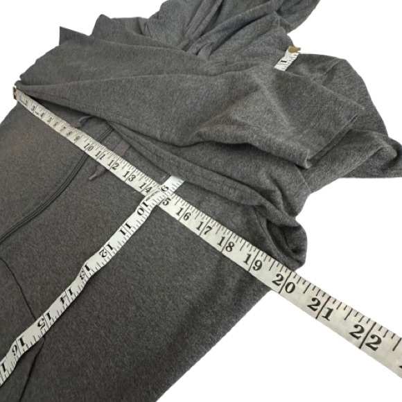 Athletic Works Girl's L (12-14) Gray Zip-Up Sporty Athletic Long Sleeves Hoodie - Picture 11 of 16